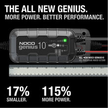 Load image into Gallery viewer, NOCO New Genius GENIUS10 | 6V/12V 10-Amp | Battery Charger + Maintainer + Repair Supply Mode
